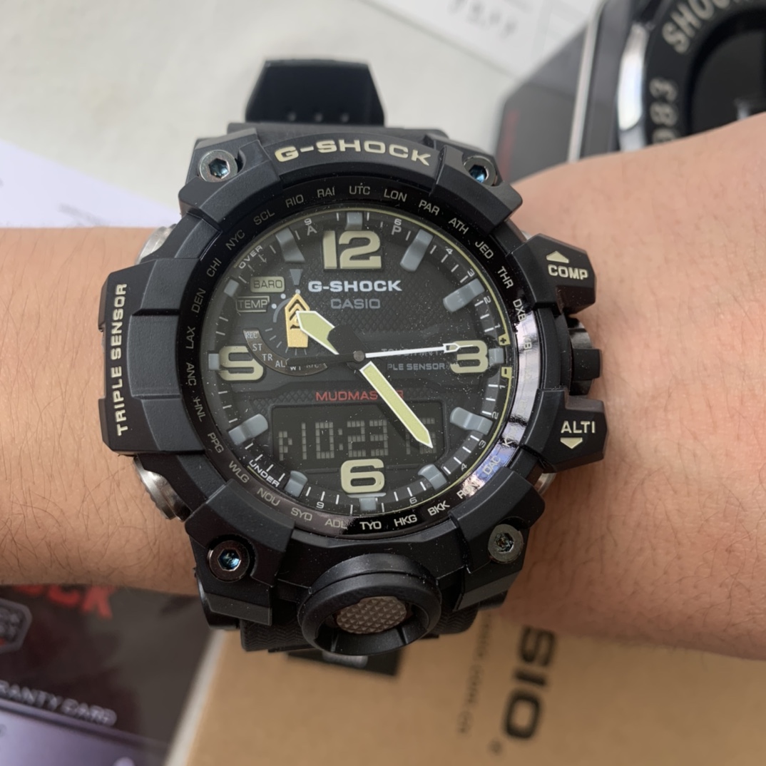 Casio envío incluido, Gran Rey del Barro No.2 todo negro y amarillo, fotos reales