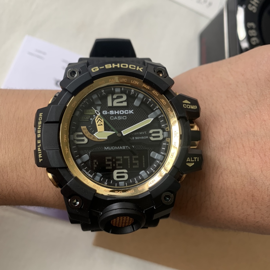 Casio envío incluido, Gran Rey del Barro No.1 negro y dorado, fotos reales
