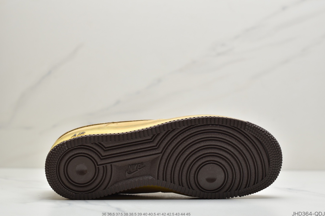 190 全新耐克Nike Air Force 1 CO.JP Retro SP”Wheat Mocha”空军一号低帮经典百搭休闲运动板鞋“麦黄摩卡半透明”DC7504-700