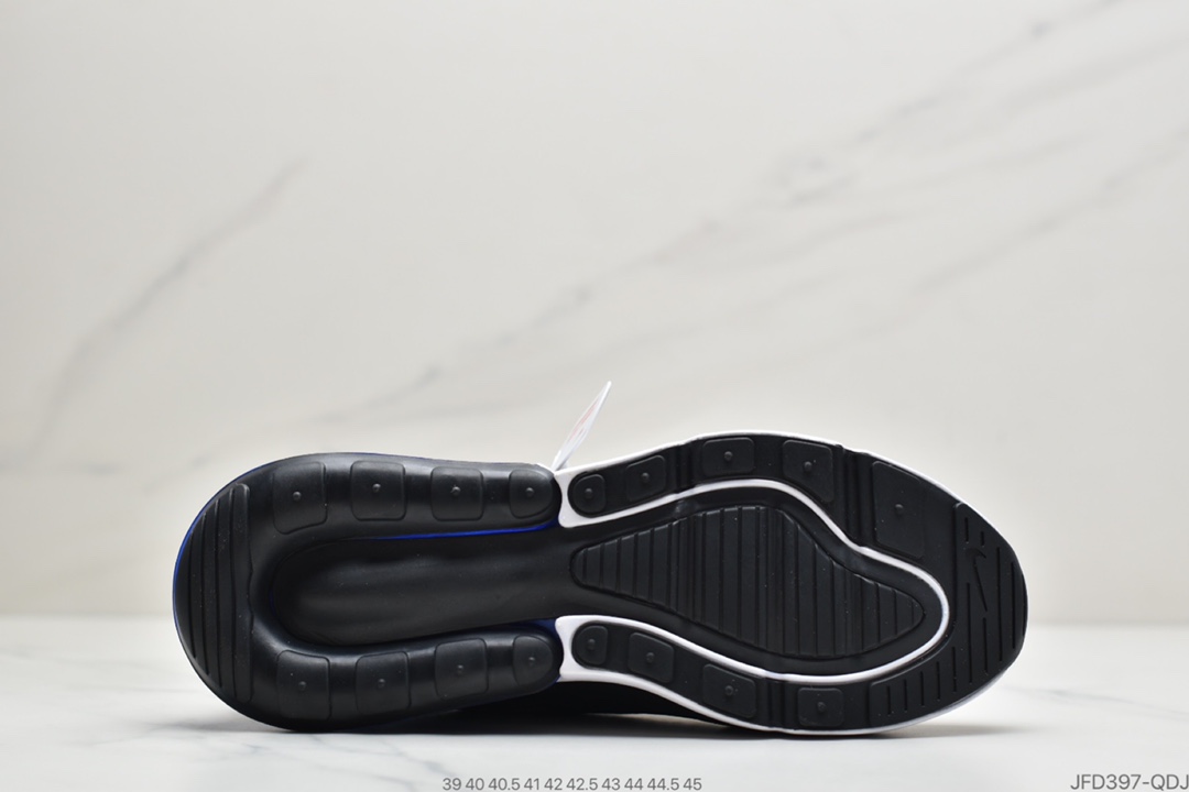 170 公司级 耐克 Nike Max 270 Flyknit 原标原盒飞线针织网面透气半掌气垫跑鞋DC0957-001