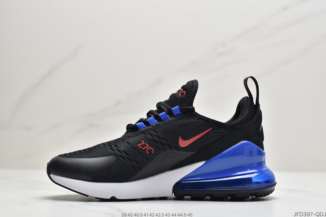 170 公司级 耐克 Nike Max 270 Flyknit 原标原盒飞线针织网面透气半掌气垫跑鞋DC0957-001