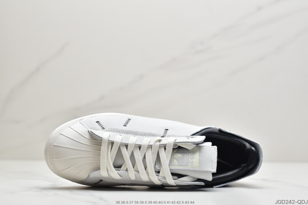 180 公司级Adidas Original Superstar WS2阿迪达斯 解构 灰黑白 贝壳头板鞋50周年限定系列 FV3023 FV3024