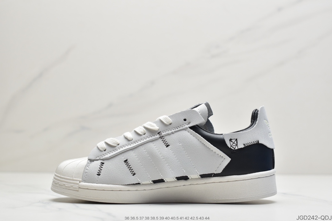 180 公司级Adidas Original Superstar WS2阿迪达斯 解构 灰黑白 贝壳头板鞋50周年限定系列 FV3023 FV3024