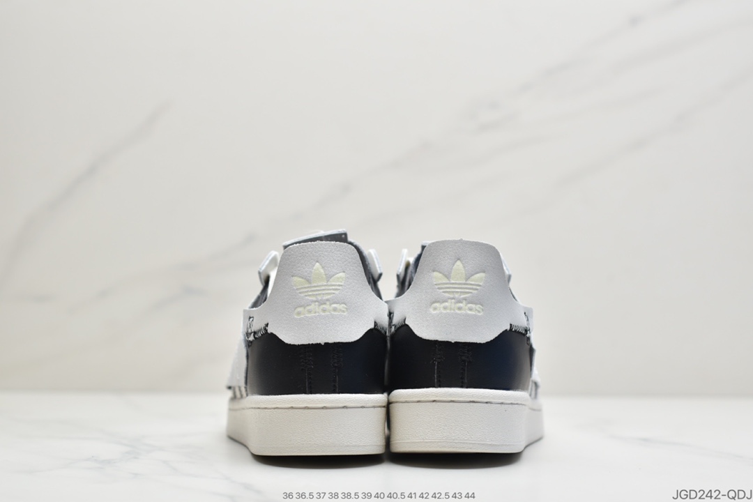 180 公司级Adidas Original Superstar WS2阿迪达斯 解构 灰黑白 贝壳头板鞋50周年限定系列 FV3023 FV3024