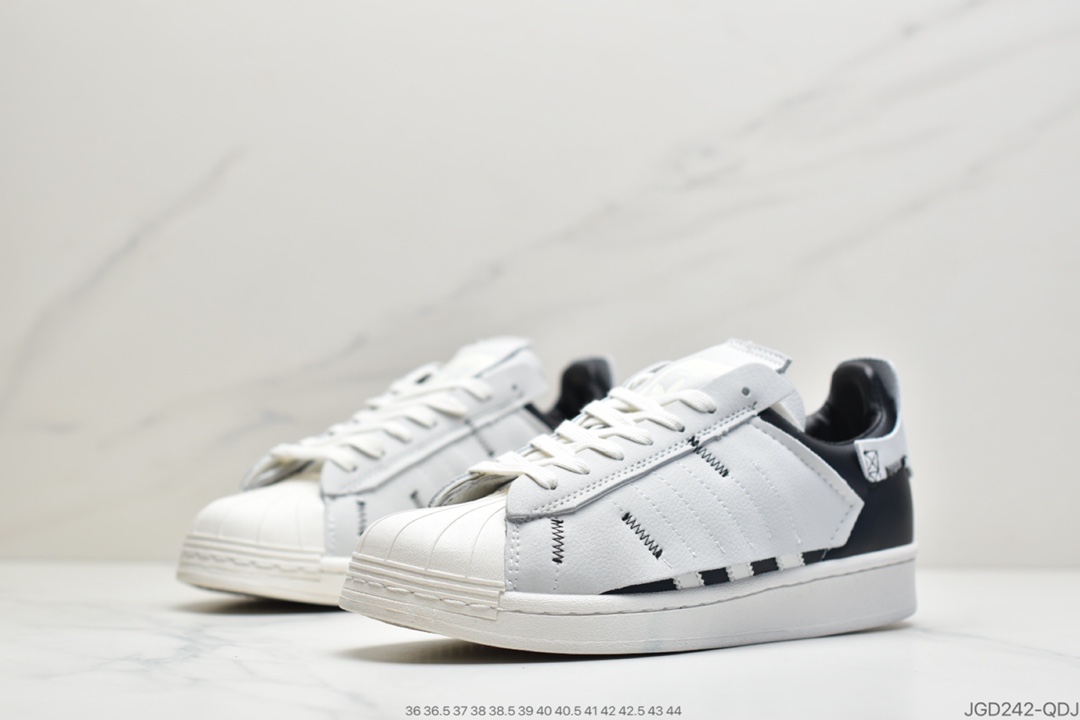 180 公司级Adidas Original Superstar WS2阿迪达斯 解构 灰黑白 贝壳头板鞋50周年限定系列 FV3023 FV3024