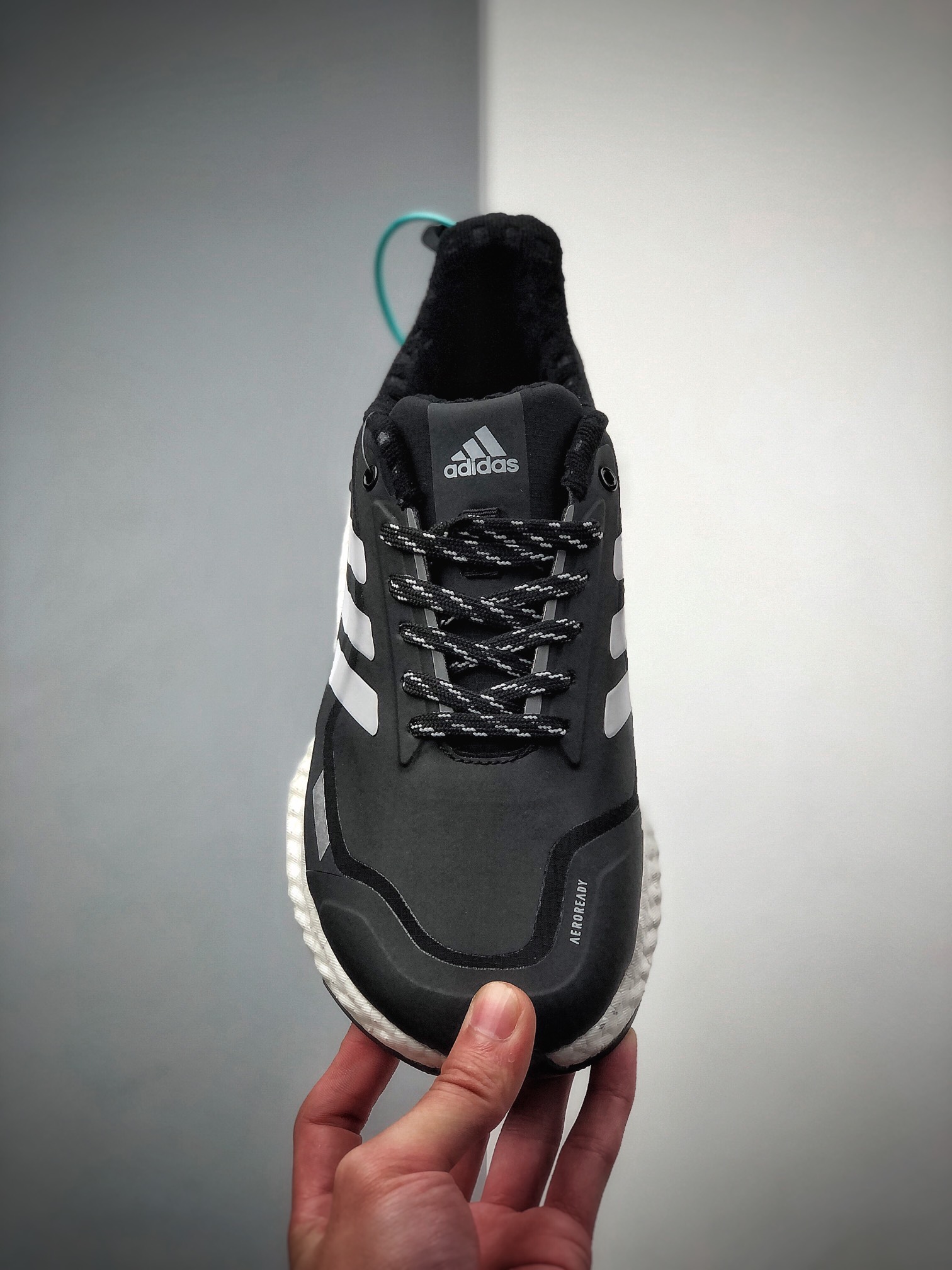 200  公司级#核心推荐Adidas  Alphabounce Boost M 阿尔法爆米花弹力缓震休闲运动跑鞋EG6086