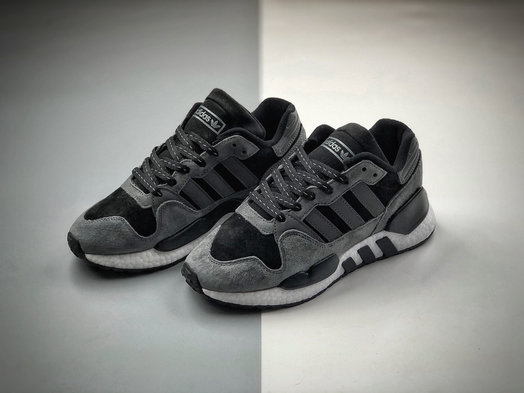 220  2020秋冬新品，阿迪达斯Adidas Originals ZX930 x EQT 灰黑 联乘街头休闲运动慢跑鞋G26755
