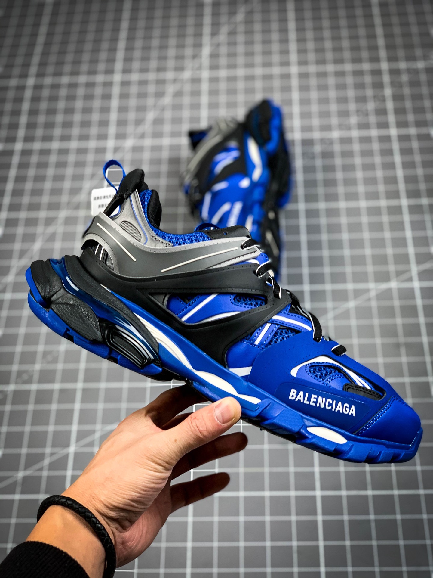 480 巴黎世家3.0 三代户外概念鞋 Balenciaga Sneaker Tess s.Gomma MAILLE WHITE/ORANGE 纯原版本 原装大盒