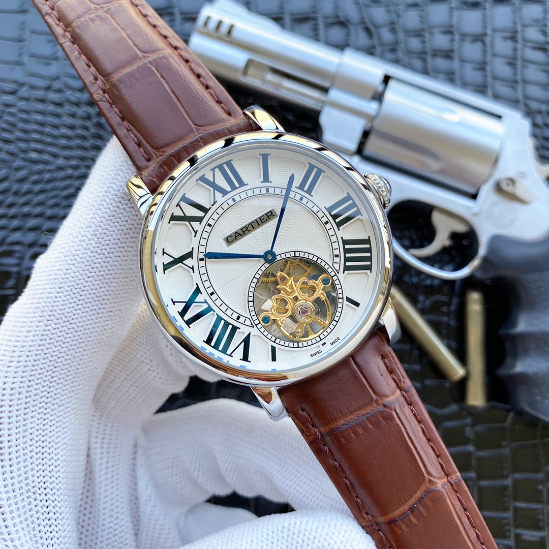 カーディア 2針飛輪男士腕表 全自動機械式