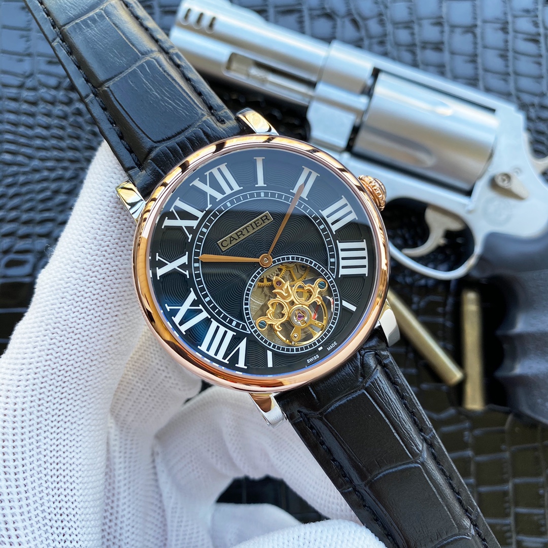 カーディア 2針飛輪男士腕表 全自動機械式