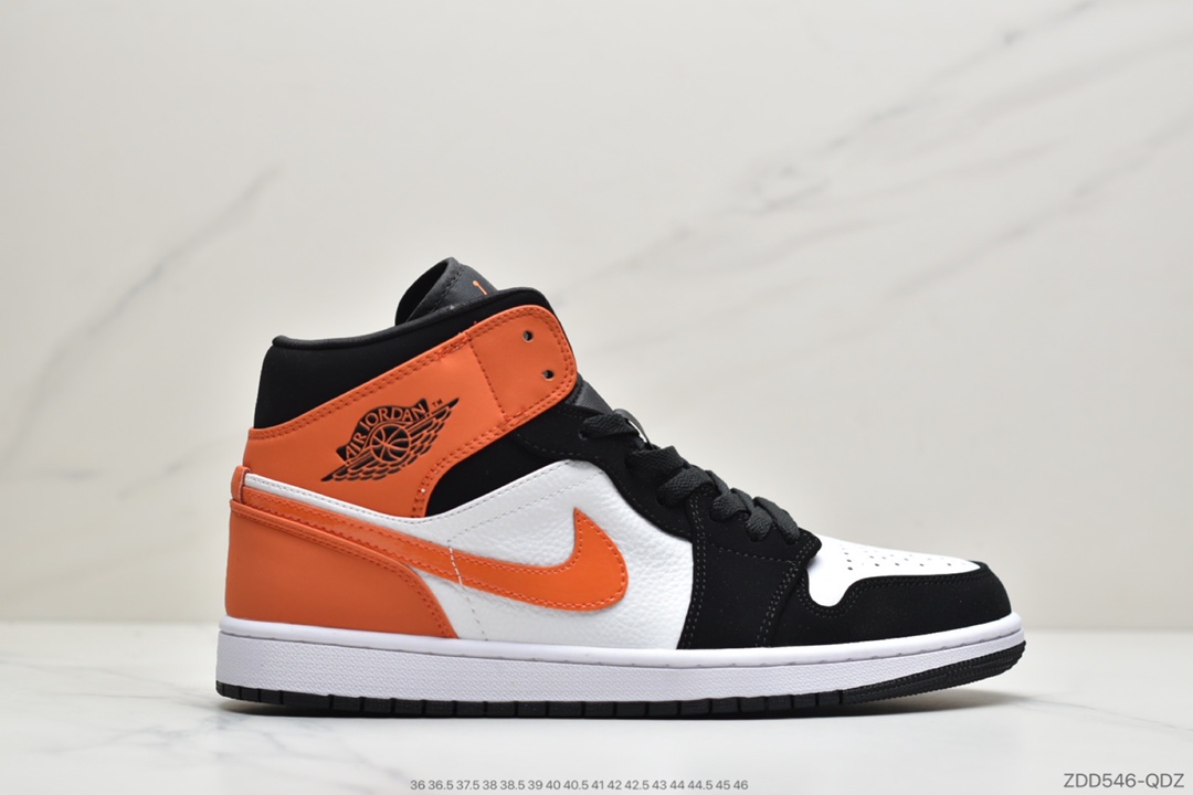 240 公司级乔丹中帮 AJ1  红蓝色刺绣 Air Jordan 1 Mid 蓝幻勾彩色刺绣852542-146
