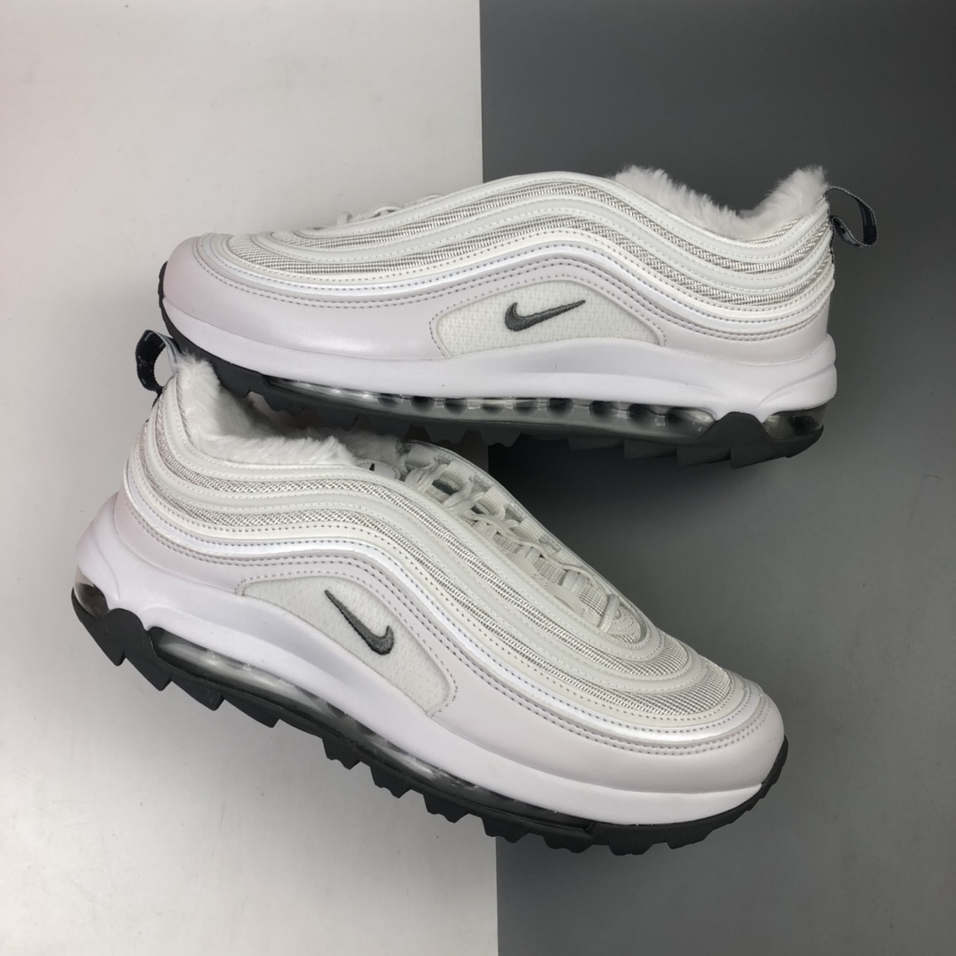 240 Nk Golf Air Max 97G 子弹高头尔夫球鞋经典跨界男女中鞋性运动鞋 白露加绒 CI7538-100