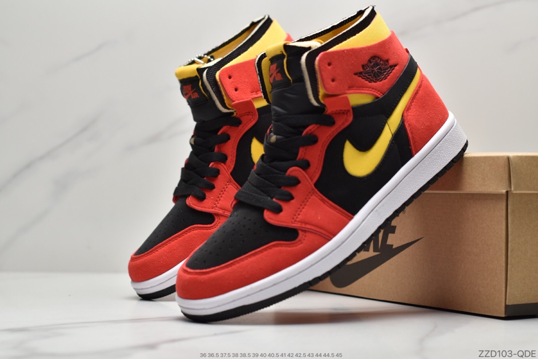 240 公司级Air Jordan 1 Zoom CMFT “Chile Red”黑红CT0978-006