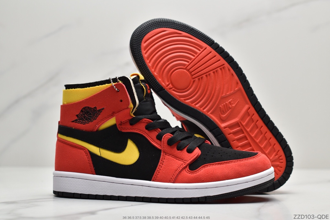 240 公司级Air Jordan 1 Zoom CMFT “Chile Red”黑红CT0978-006