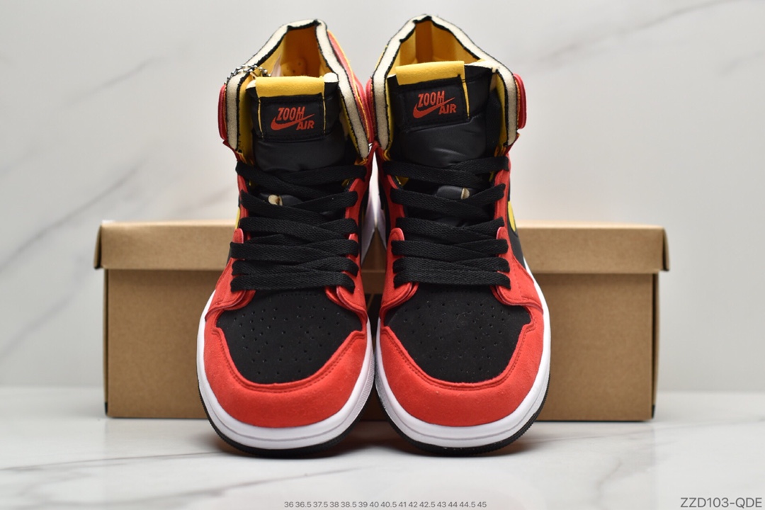 240 公司级Air Jordan 1 Zoom CMFT “Chile Red”黑红CT0978-006