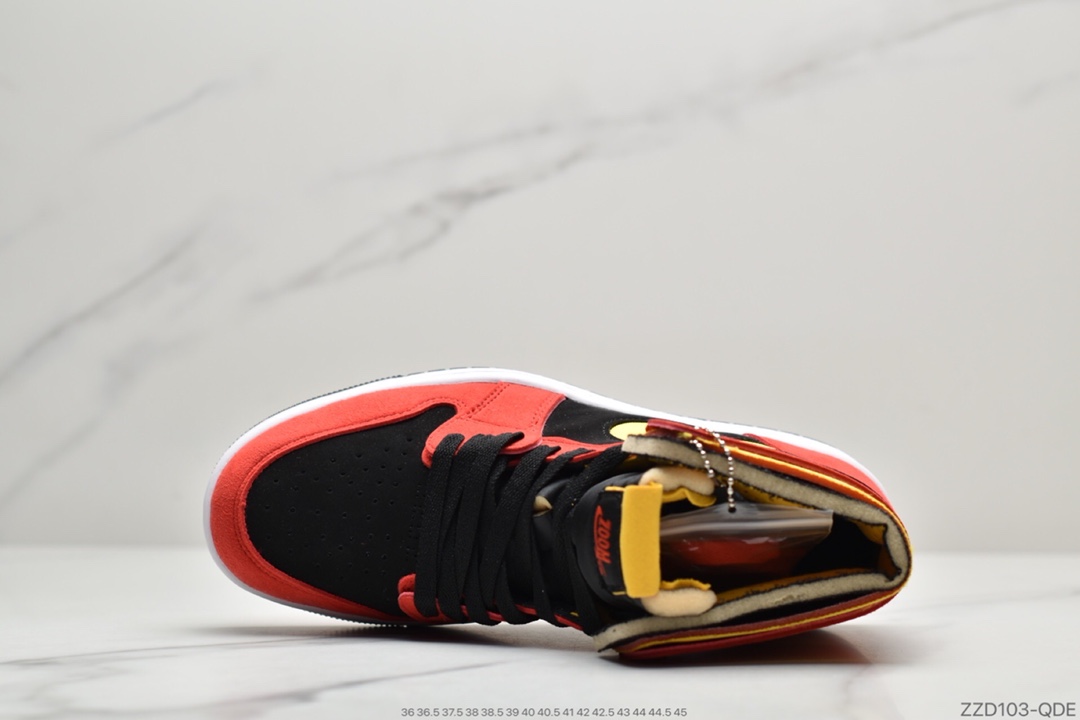 240 公司级Air Jordan 1 Zoom CMFT “Chile Red”黑红CT0978-006