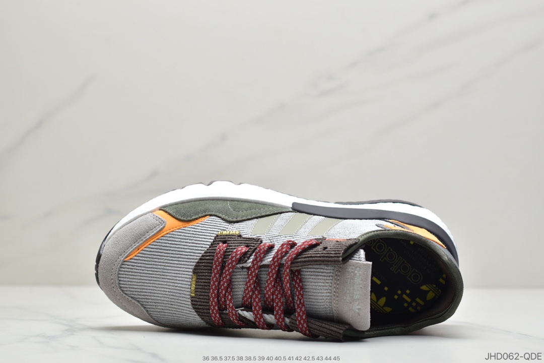 190 公司级Adidas 阿迪达斯 Nite Jogger Boost 夜行者 爆米花大底复古跑鞋 FZ1959