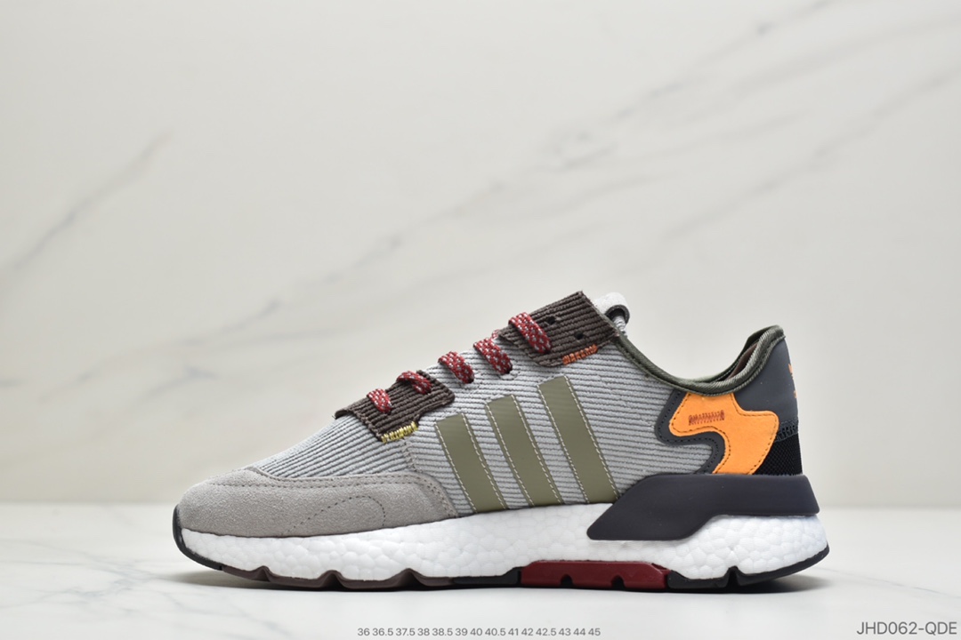 190 公司级Adidas 阿迪达斯 Nite Jogger Boost 夜行者 爆米花大底复古跑鞋 FZ1959