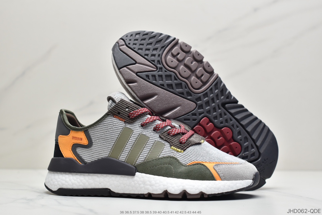 190 公司级Adidas 阿迪达斯 Nite Jogger Boost 夜行者 爆米花大底复古跑鞋 FZ1959