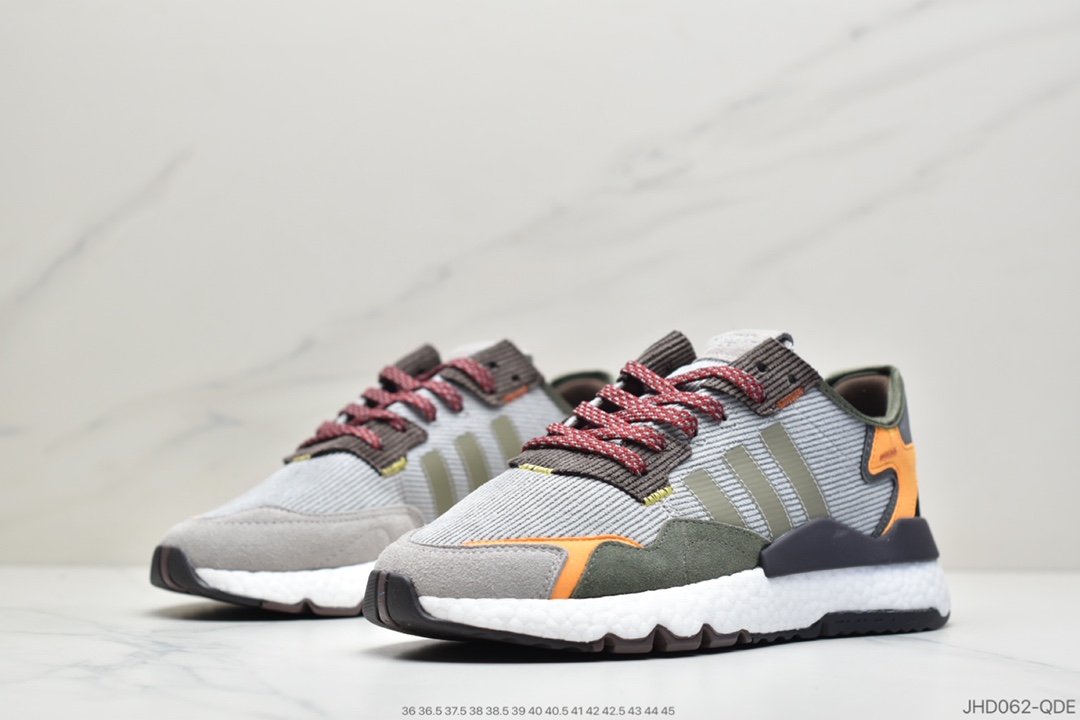 190 公司级Adidas 阿迪达斯 Nite Jogger Boost 夜行者 爆米花大底复古跑鞋 FZ1959