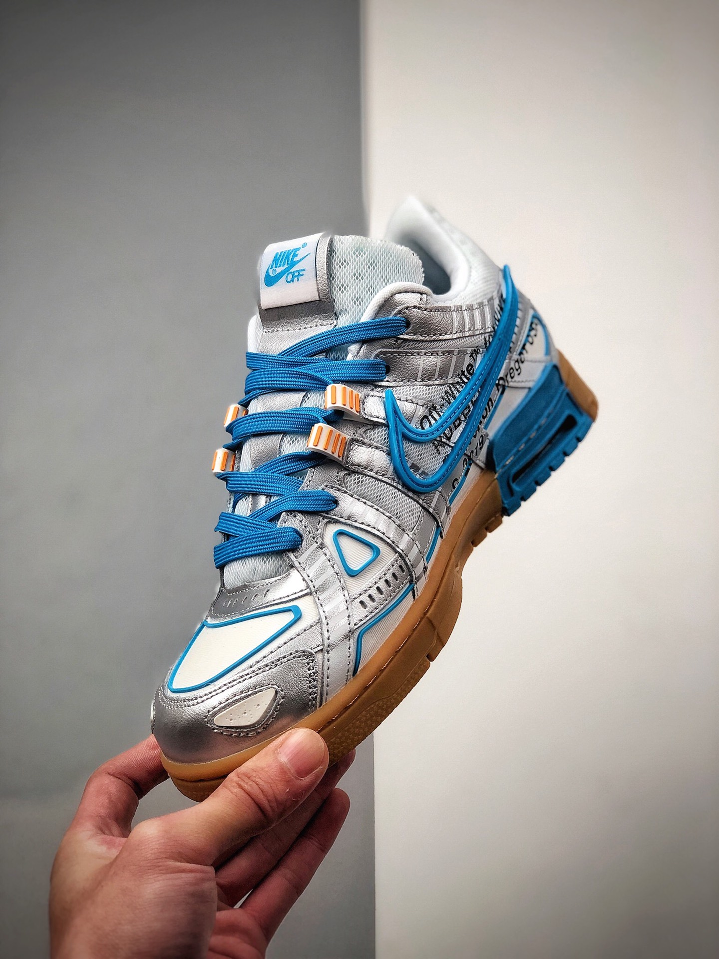 280  OW x NK Air Rubber Dunk “University Blue” 联名北卡蓝 欧洲限定CU6015-100
