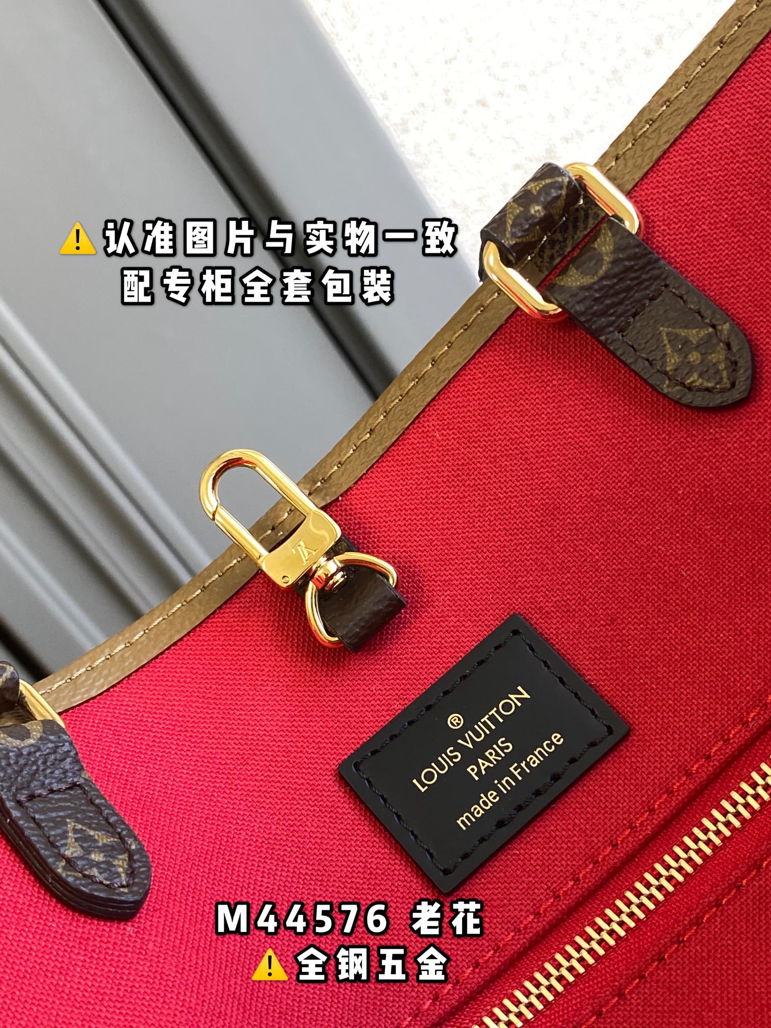 全钢MB厂M44576老花芯片版皮料是意大利A级皮料是在于品质五金面料手工油边A级出品图片跟产品一致丶配