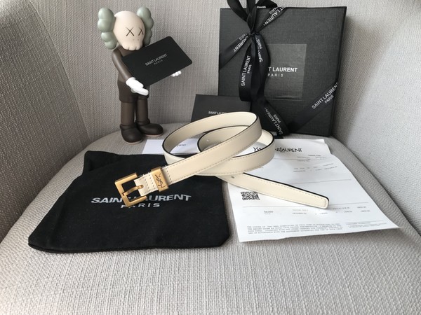 Yves Saint Laurent Cheap Belts Women Gold Hardware Calfskin Cowhide Fashion D108850