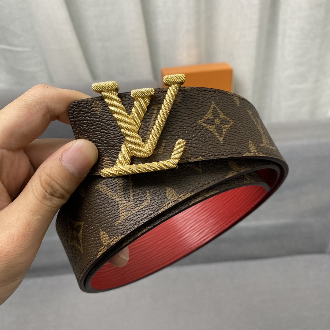 Louis Vuitton Belts Men Canvas