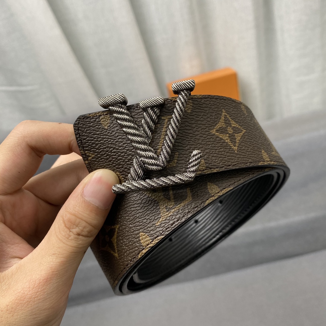 Louis Vuitton Belts Men Canvas