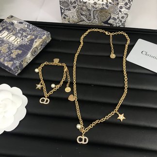 Dior Perfect  Jewelry Bracelet Necklaces & Pendants Yellow Brass Vintage