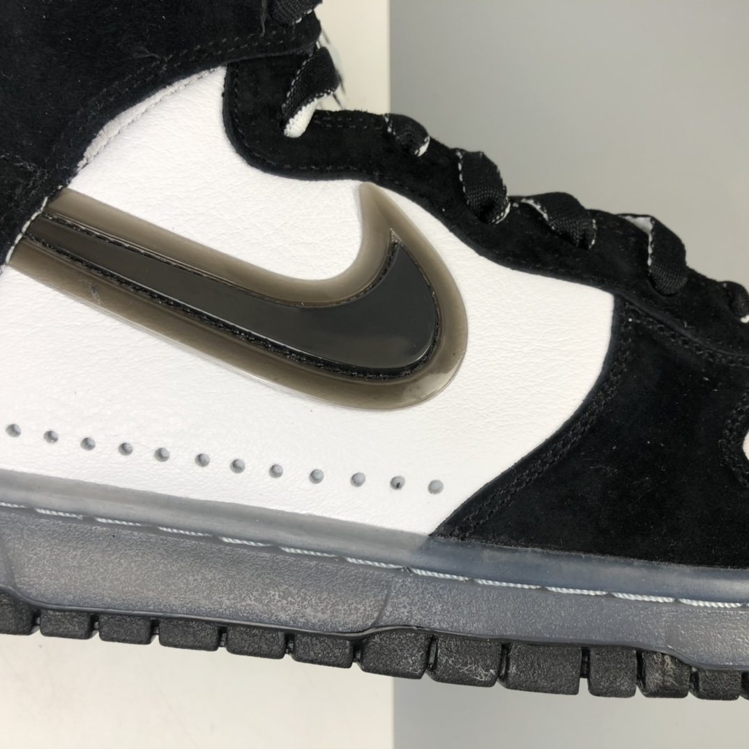 360  Slam Jam x Nk Dunk High 联名系列全头层皮高帮休闲滑板鞋 DA1639-101