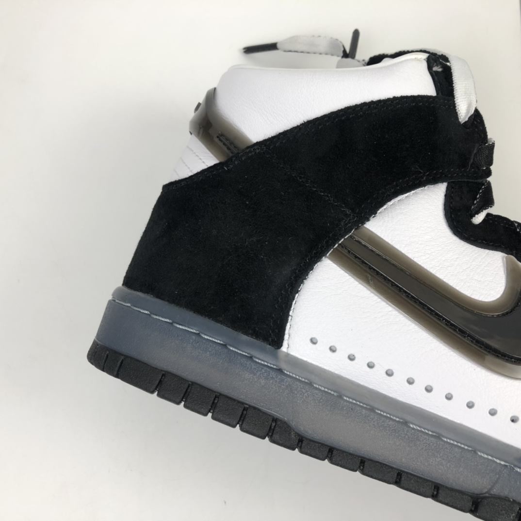 360  Slam Jam x Nk Dunk High 联名系列全头层皮高帮休闲滑板鞋 DA1639-101
