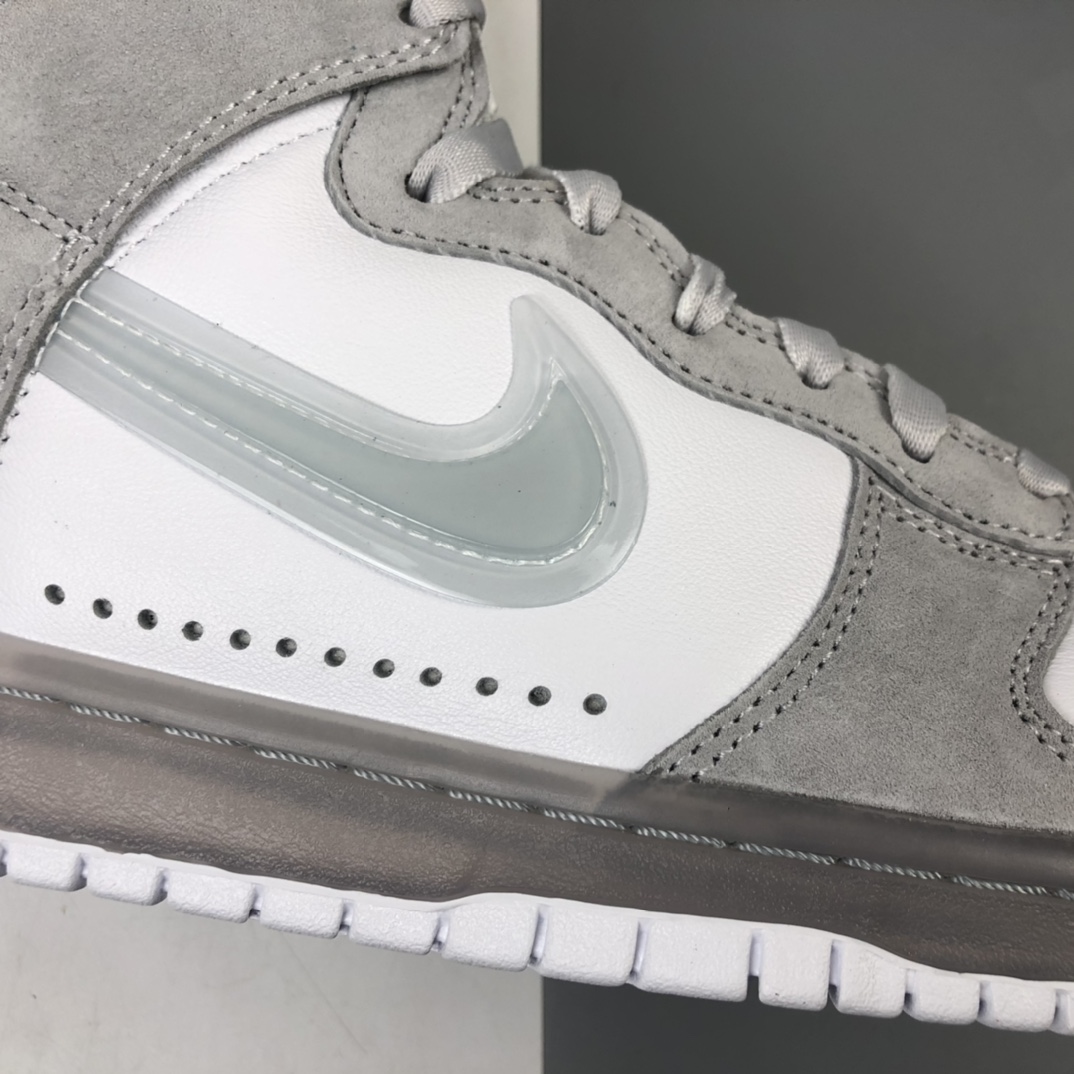 360  Slam Jam x Nk Dunk High 联名系列全头层皮高帮休闲滑板鞋 DA1639-100