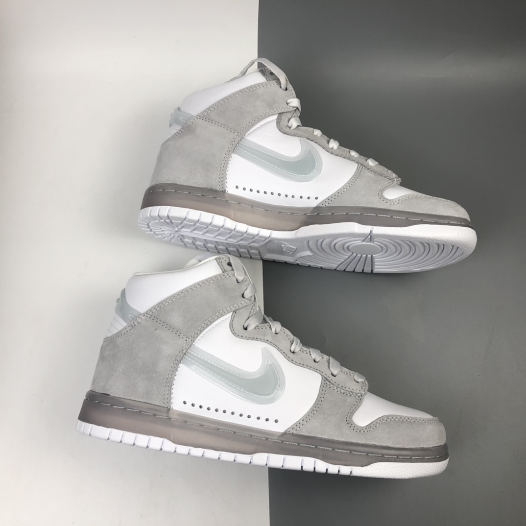360  Slam Jam x Nk Dunk High 联名系列全头层皮高帮休闲滑板鞋 DA1639-100