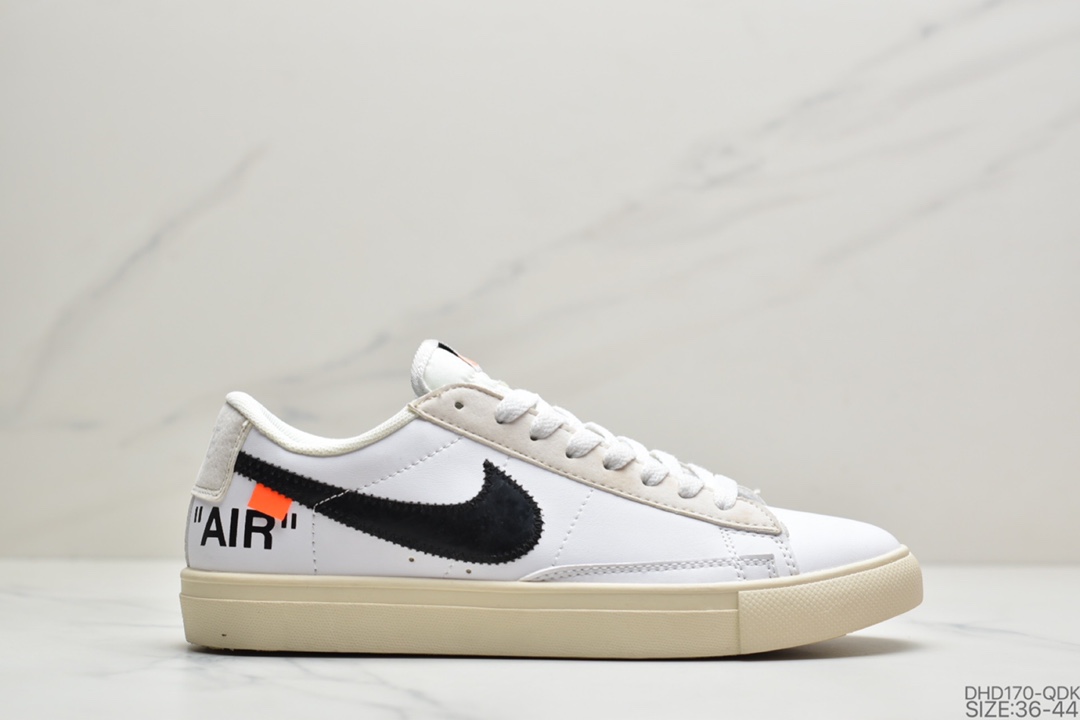 90 耐克NIKE x off white THE 10: BLAZER  MID 联名款低帮板鞋 AA3832-101