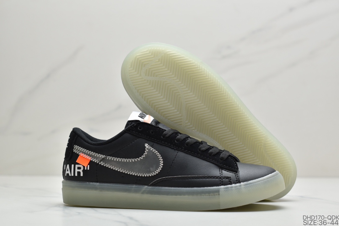 90 耐克NIKE x off white THE 10: BLAZER  MID 联名款低帮板鞋 AA3832-101
