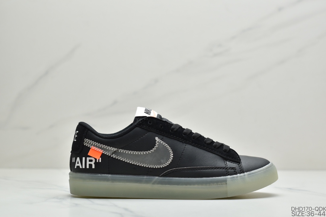 90 耐克NIKE x off white THE 10: BLAZER  MID 联名款低帮板鞋 AA3832-101
