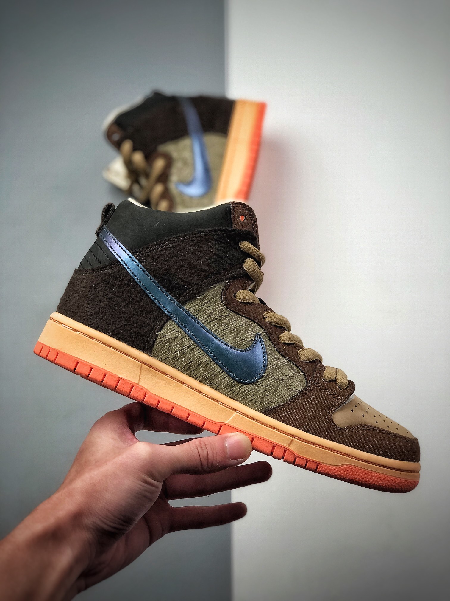 450 纯原版本NIKE Concepts x Nike SB Dunk High “Mallard” 最新配色  DC6887-200