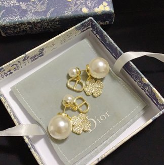 Dior Jewelry Bracelet Earring Silver 925 Vintage
