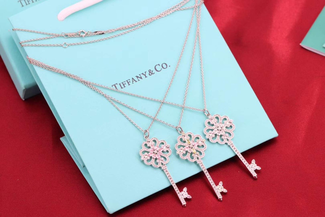 Tiffany & Co. Tiffany&Co. key 大号樱花钥匙项链
