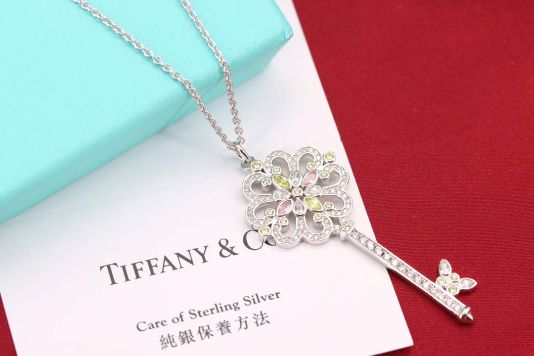 Tiffany & Co. Tiffany&Co. key 大号樱花钥匙项链