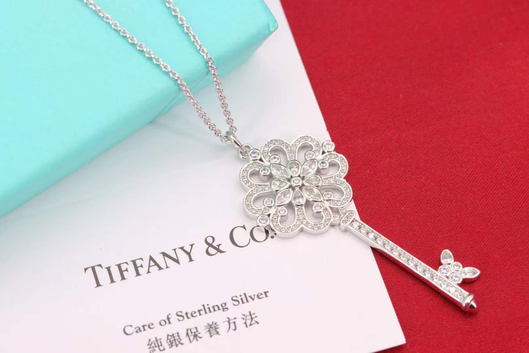 Tiffany & Co. Tiffany&Co. key 大号樱花钥匙项链