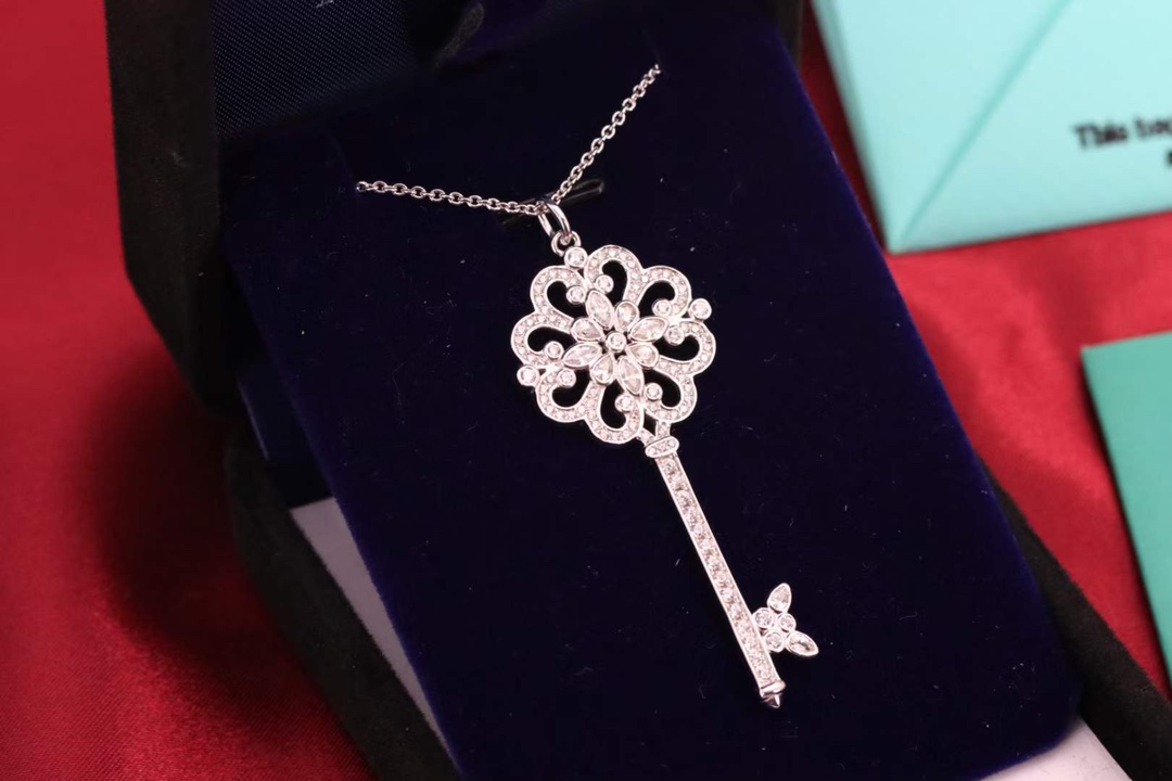 Tiffany & Co. Tiffany&Co. key 大号樱花钥匙项链