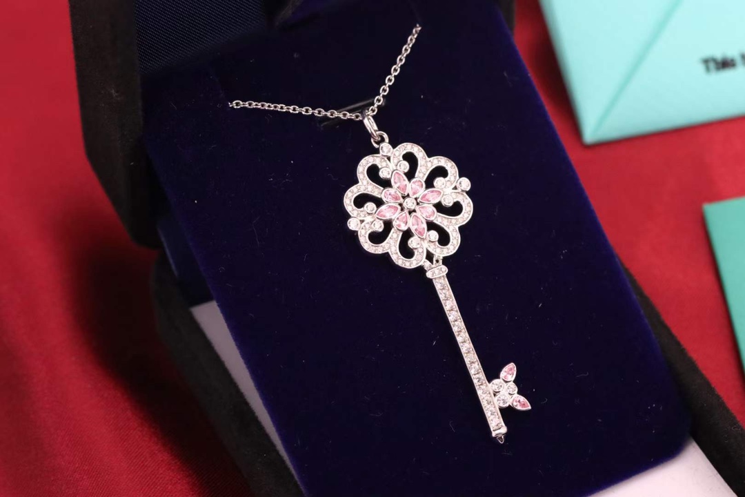 Tiffany & Co. Tiffany&Co. key 大号樱花钥匙项链