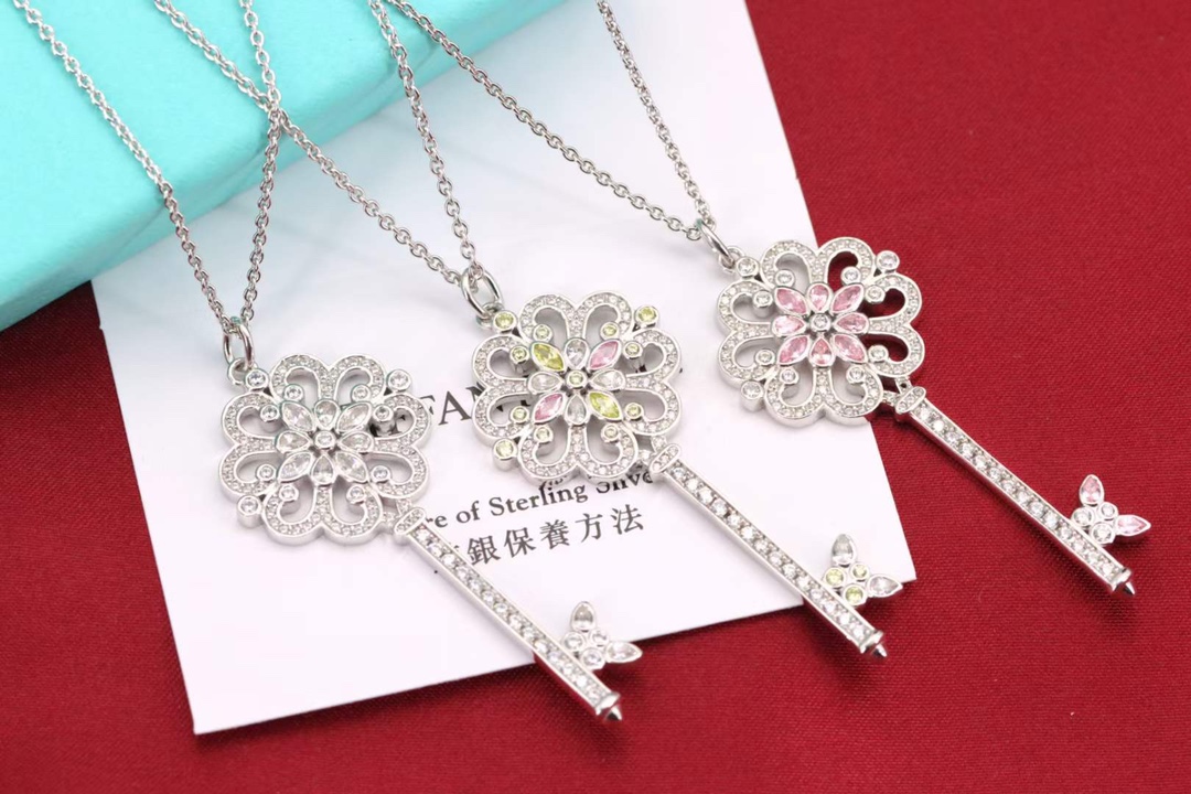 Tiffany & Co. Tiffany&Co. key 大号樱花钥匙项链