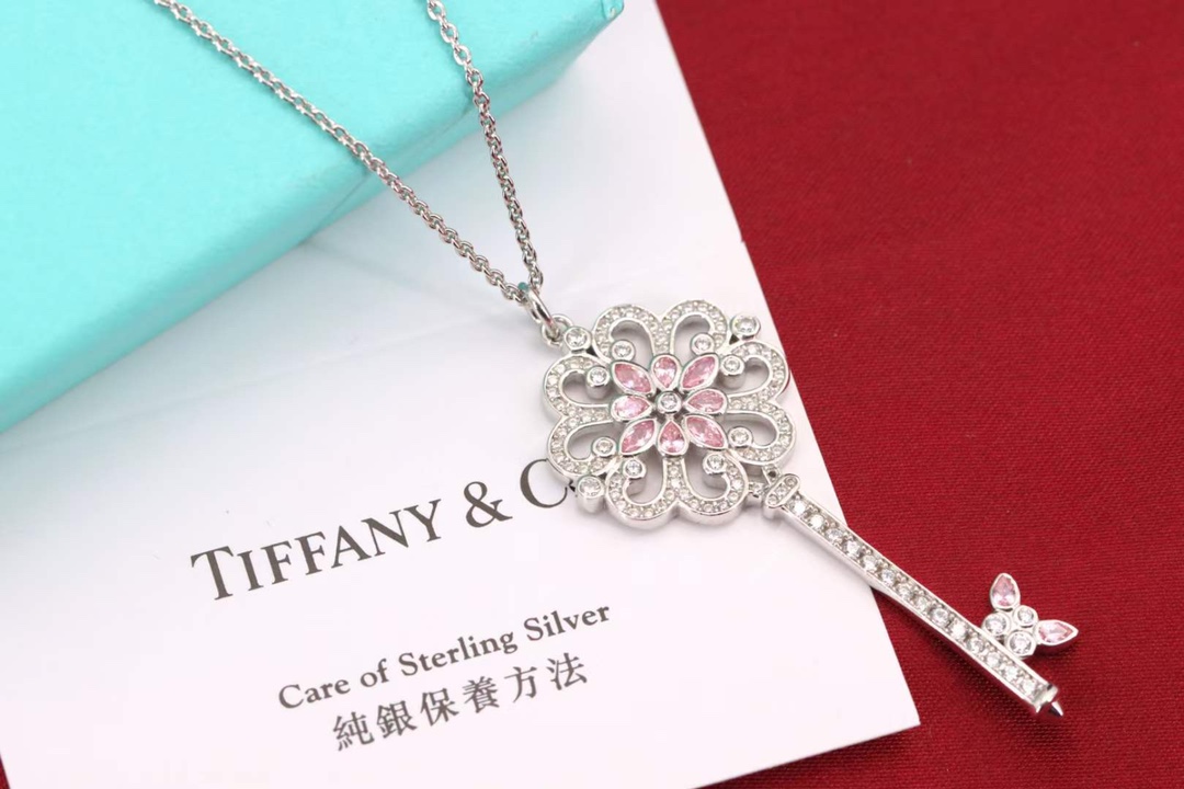 Tiffany & Co. Tiffany&Co. key 大号樱花钥匙项链