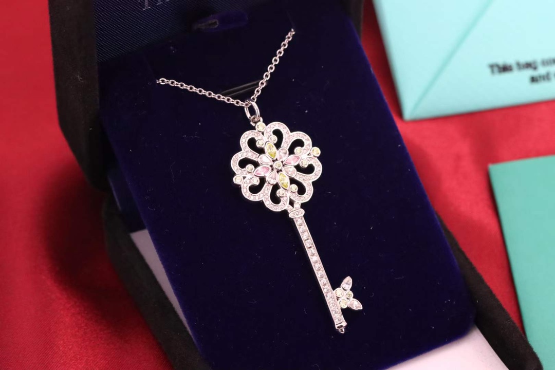 Tiffany & Co. Tiffany&Co. key 大号樱花钥匙项链