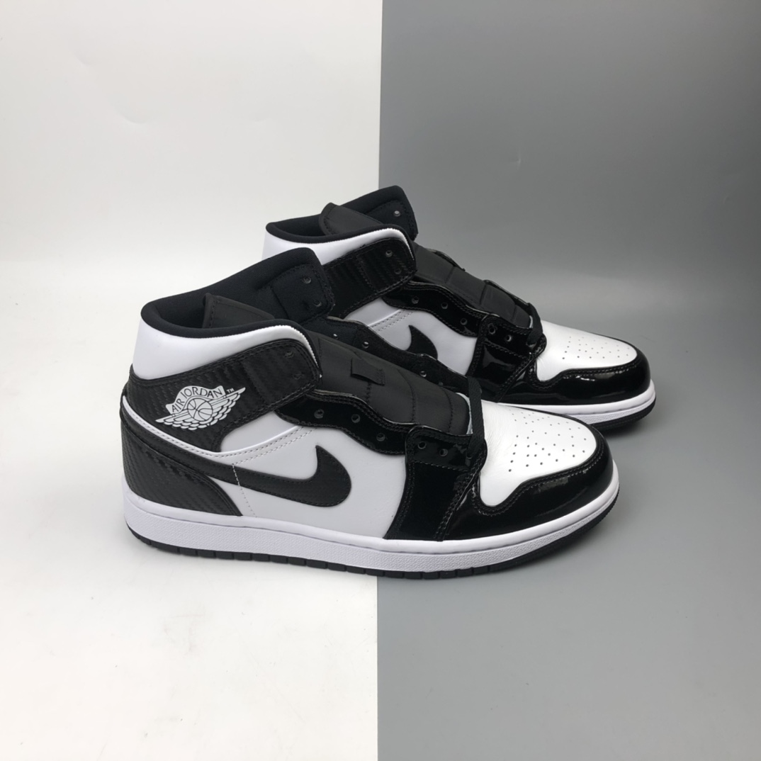 240 Air Jordan 1 Mid AJ1 乔1 中帮百搭休闲运动板鞋 DD1649-001