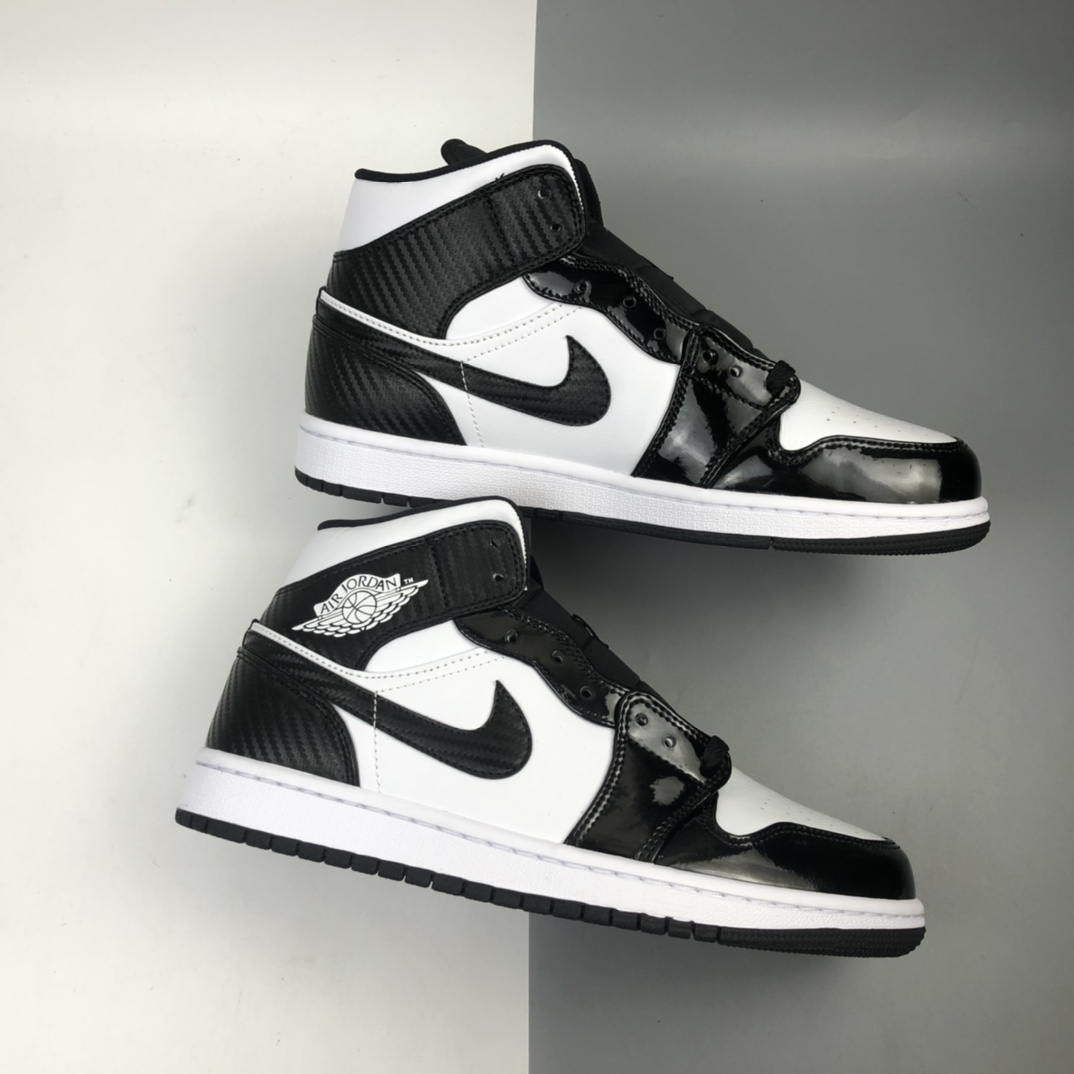 240 Air Jordan 1 Mid AJ1 乔1 中帮百搭休闲运动板鞋 DD1649-001