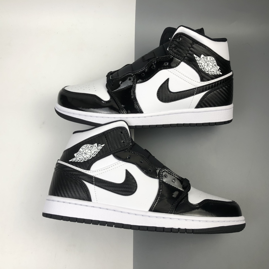 240 Air Jordan 1 Mid AJ1 乔1 中帮百搭休闲运动板鞋 DD1649-001